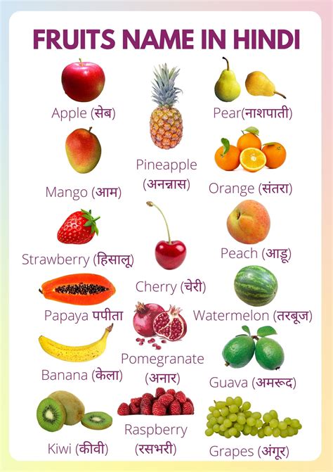 winter fruits name in hindi